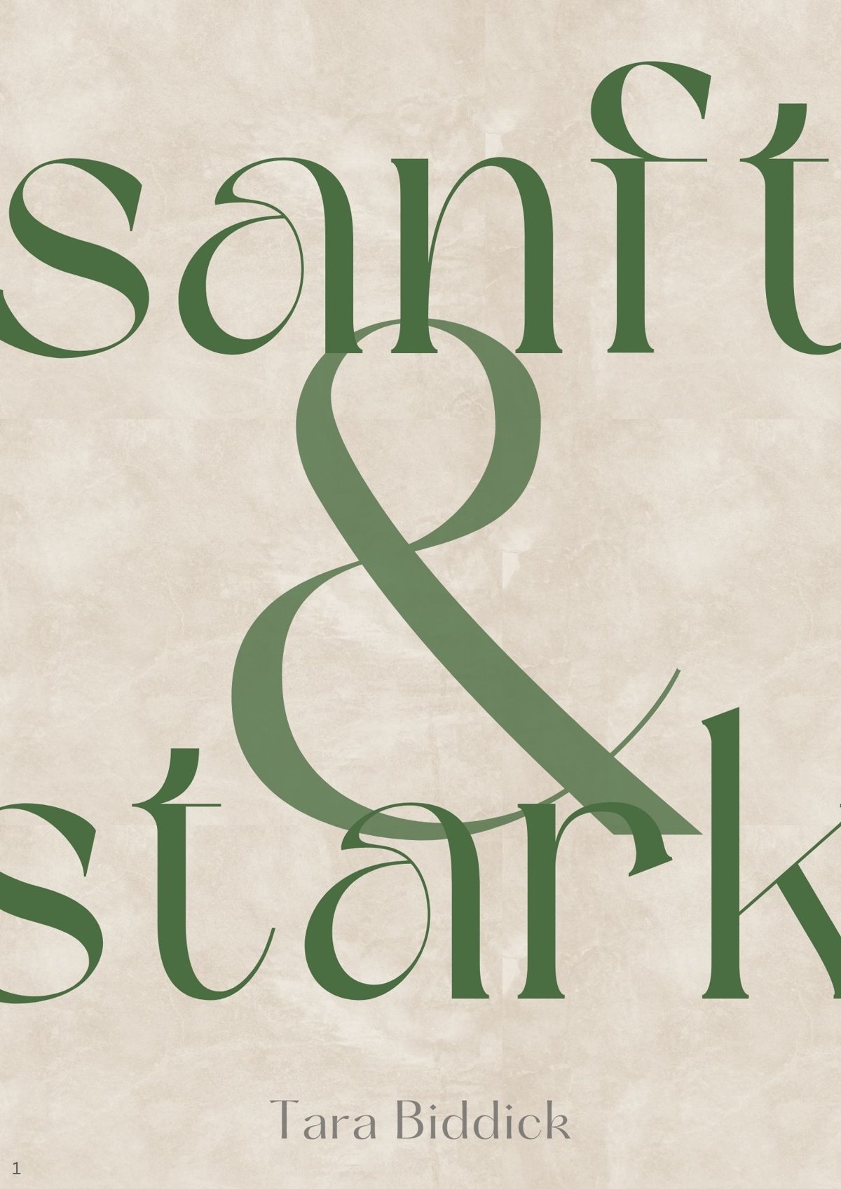 Buchcover sanft und stark von Tara Biddick